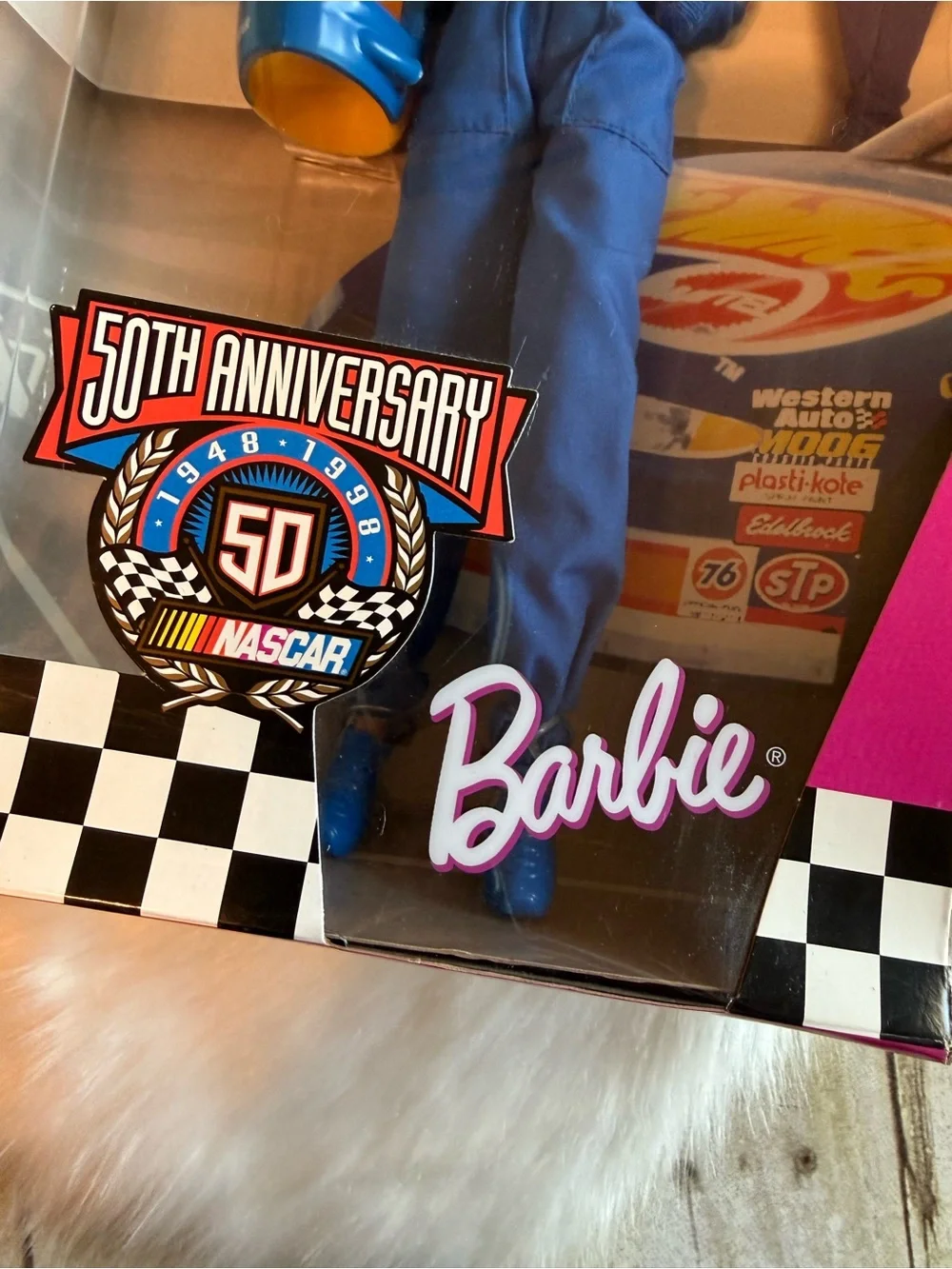 Barbie 1998 Mattel NASCAR 50th Anniversary Barbie Doll Collector Edition
